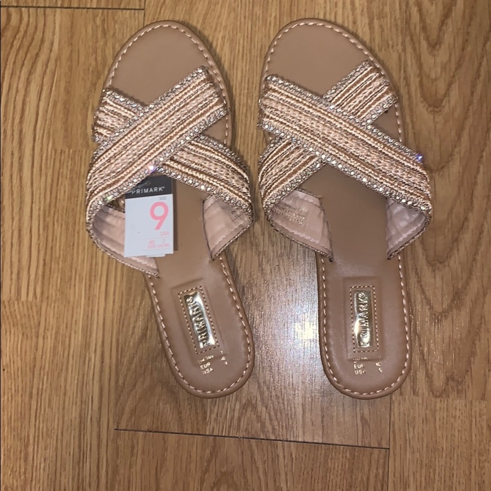 NWT Jeweled slides